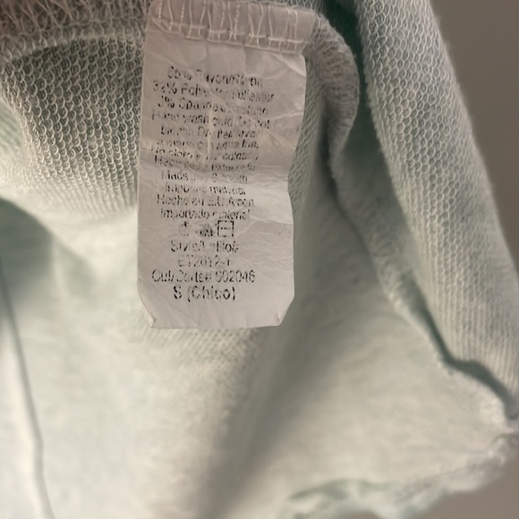 EASEL MINT GREEN SCOOP NECK SHORT SLEEVE TOP - Picture 4 of 5